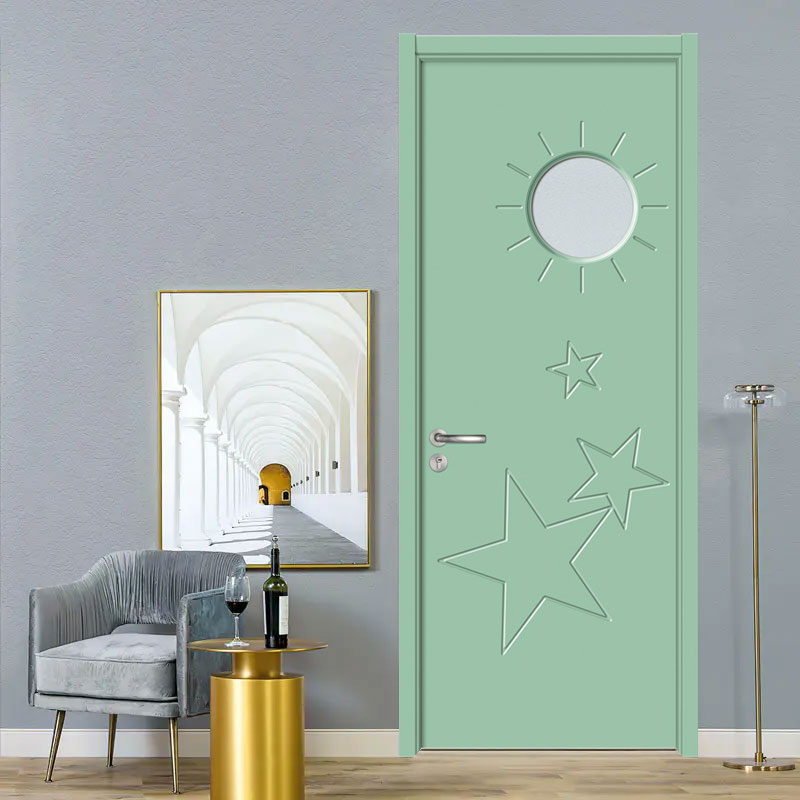 GA20-113 tecknad PVC MDF innerrumsdörr