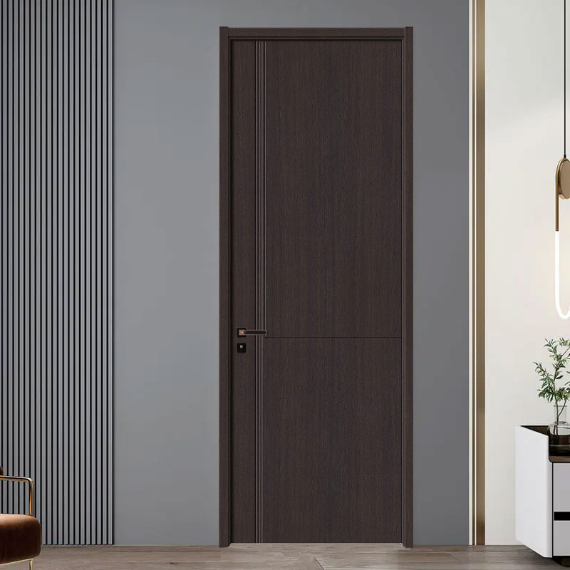 GW-113 Svart PVC MDF innerrumsdörr